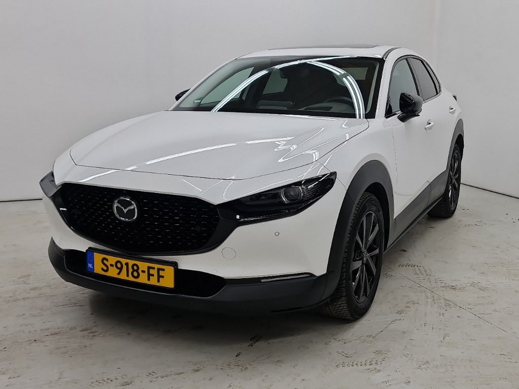 Mazda CX-30 2.0 eSkyActivX HEV 186pk Luxury iActSense Pano Haak
