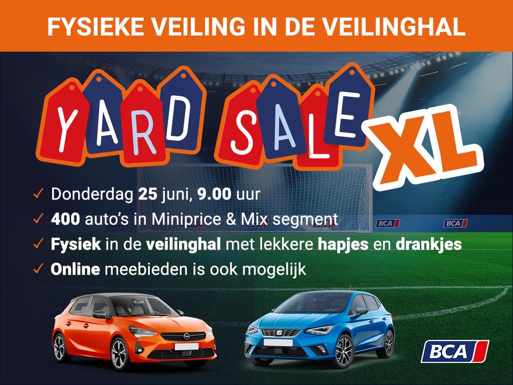 BCA VEILING YARD SALE XL